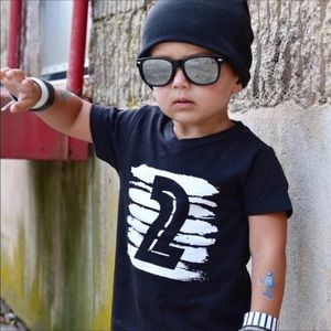 #2 boys birthday tee